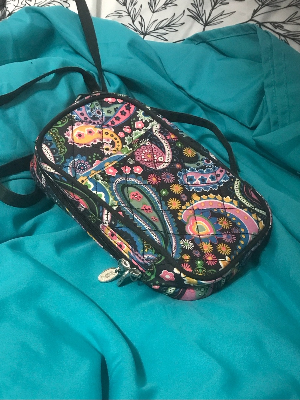 Vera Bradley Multicolor Paisley Crossbody Bag - Black Base